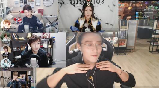 虎牙剑网3风云歌会 主播还原蹑云逐月笑的网