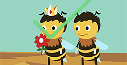 囧囧挑战3第22关攻略  帮助小蜜蜂给花朵采蜜