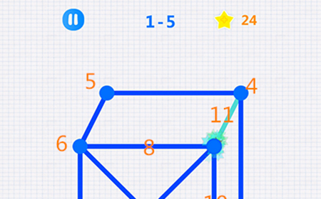 一笔画星空1-5攻略  一笔画星空攻略1-5