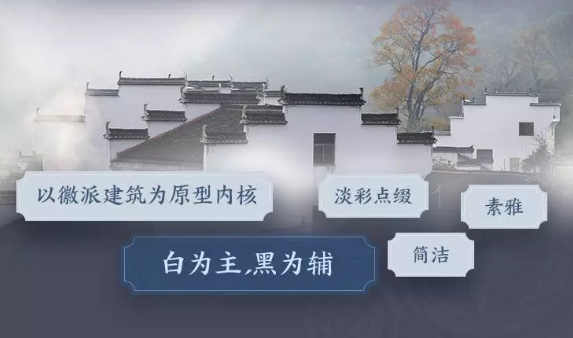 题目：稷下学院建筑以徽派建筑为原型，整体色调以黑色为辅，什么色为主呢 王者荣耀微信每日一题6.21答案