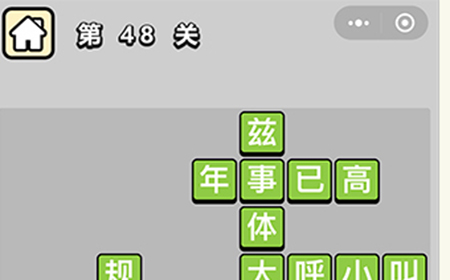 成语升官记第48关答案  成语升官记答案48关