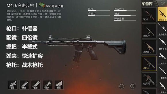 和平精英突击步枪应该用什么配件 和平精英突击步枪配件推荐