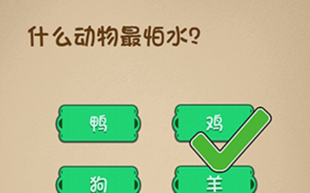 最强的大脑第10关攻略  什么动物最怕水